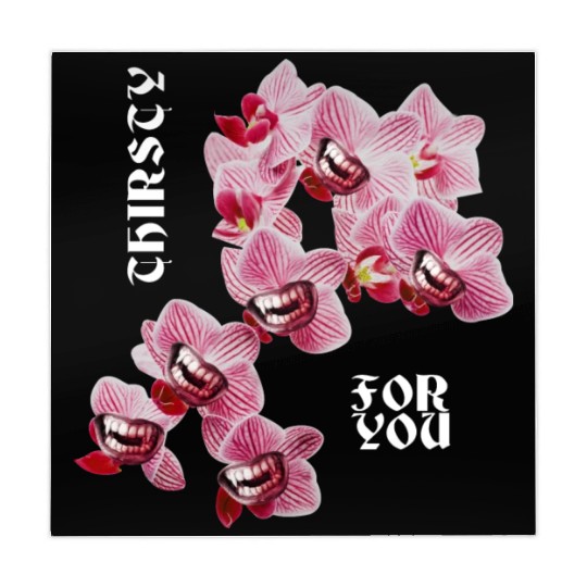 Orchid flower teeth creepy Orchid flower teeth cre Mahjong Mats