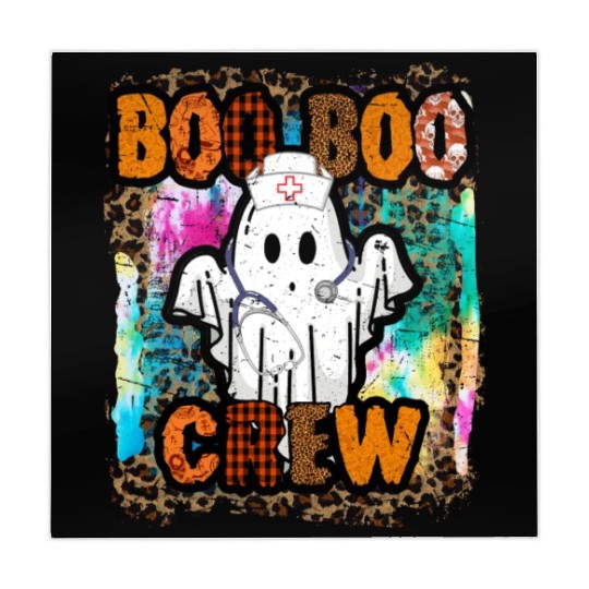 Halloween Boo Boo Crew Tie Dye Mahjong Mats