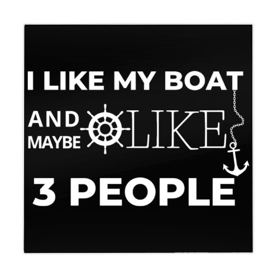 I LIKE MY BOAT AND MAYBE LIKE 3 PEOPLE Mahjong Mats
