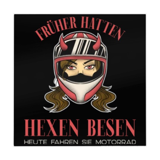 Witches Used To Have Broomsticks Motorbike Lady Mahjong Mats