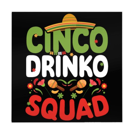 Cinco De Drinko | Bourbon Drinker Mahjong Mats | Whisky