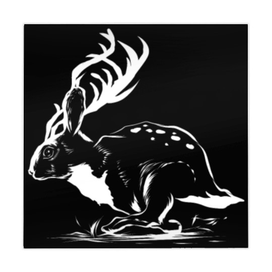 Jackalope Head Gift Mahjong Mats