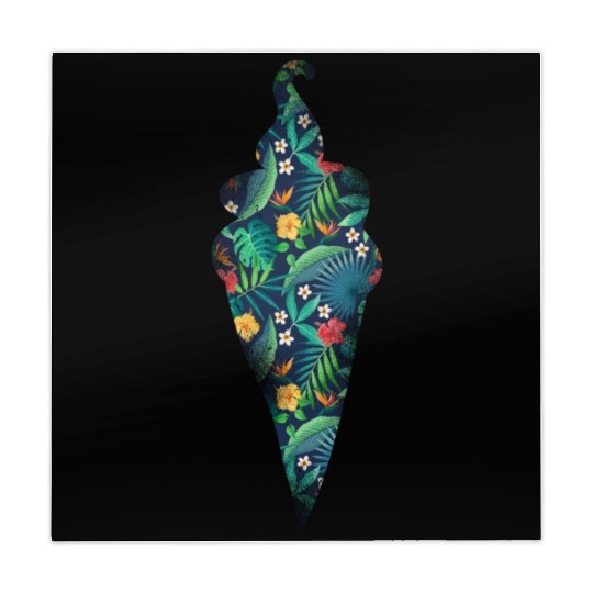 Ice Cream Tropical Floral Flower Mahjong Mats