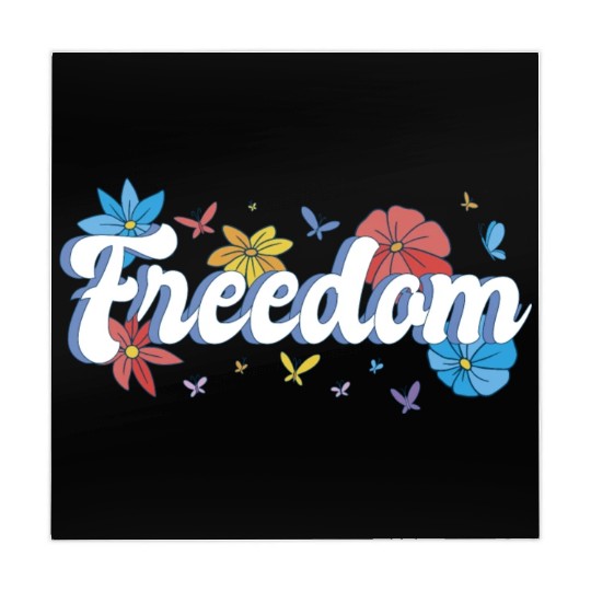 Freedom flowers butterflies liberty design Mahjong Mats