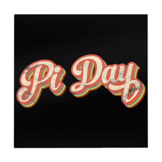 Retro Pi Day Text Gift Vintage Math Teacher Studen Mahjong Mats
