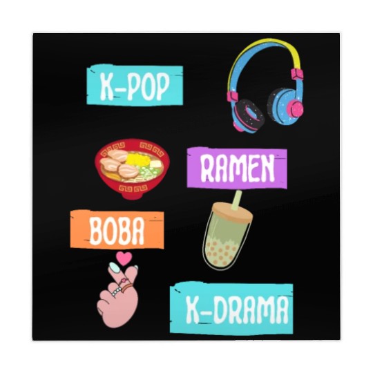K-Pop Fashion for Fans of korean K-Drama & K-Pop Mahjong Mats