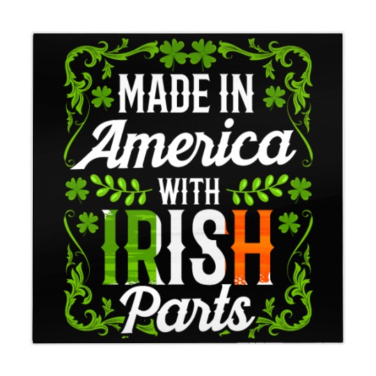 Made In America With Irish Parts Gaelic Ireland Mahjong Mats