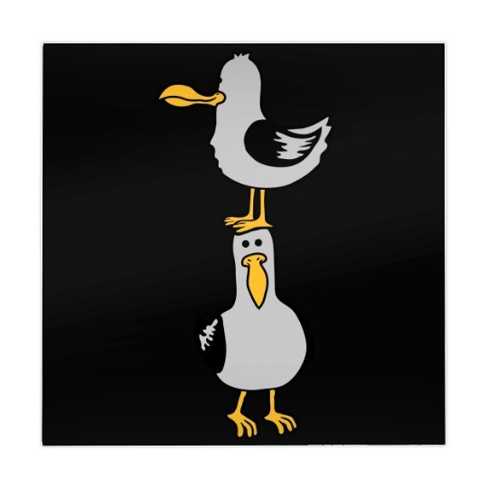 seagull team 2 friends Mahjong Mats