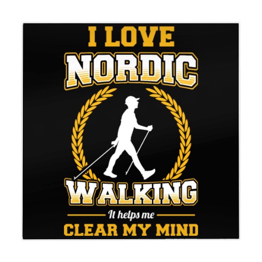 I Love Nordic Walking It Helps Me Clear Mind walk Mahjong Mats