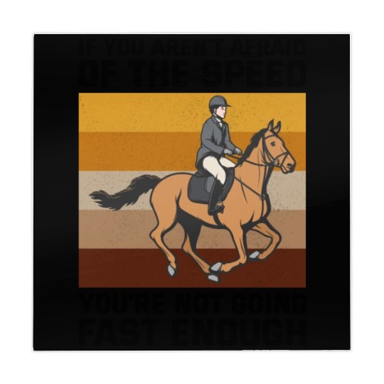 Barrel Racer Rodeo Racing Horse Riding Race Funny Mahjong Mats
