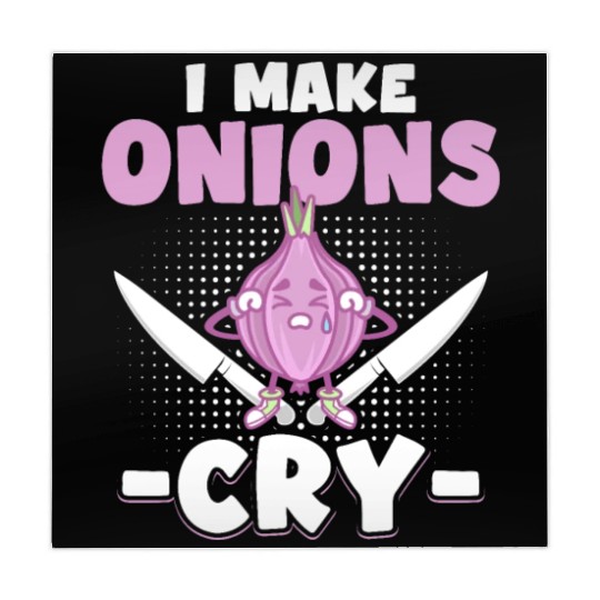 I Make Onions Cry Funny Culinary Cook Idea Cooking Mahjong Mats