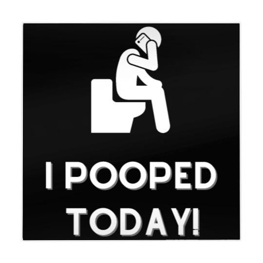 Funny I Pooped Today Funny Poop Birthday Mahjong Mats