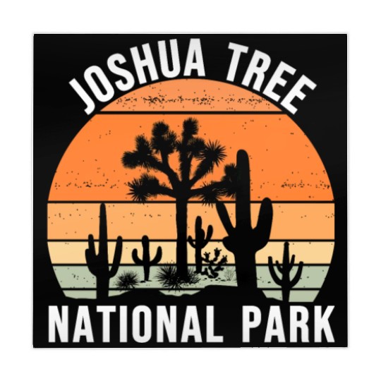 Vintage Joshua Tree National Park Mahjong Mats