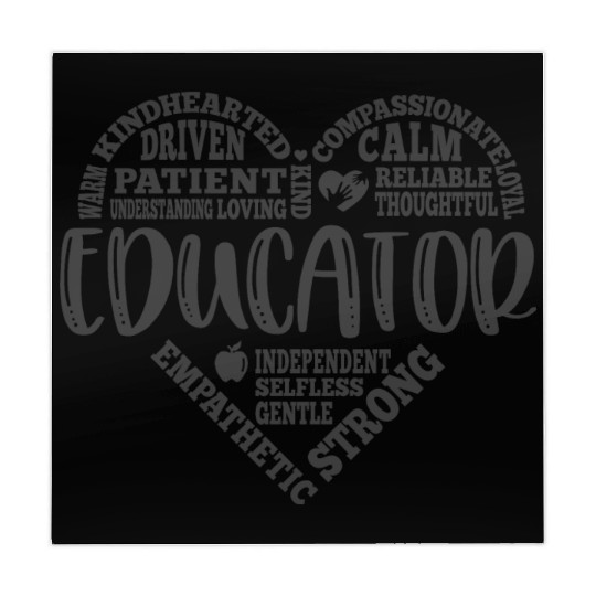 Educator Teacher appreciation subway art Mahjong Mats