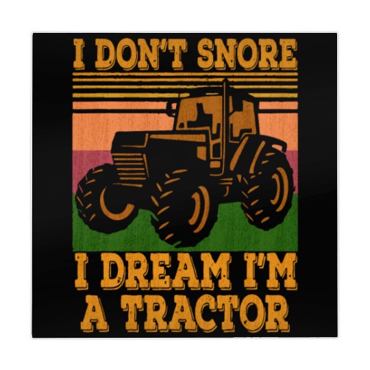 Tractor Farmer a dont snore Mahjong Mats