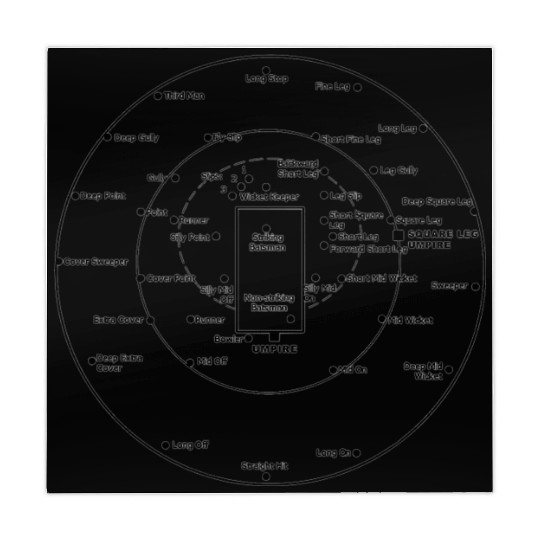 CRICKET PITCH POSITIONS Mahjong Mats