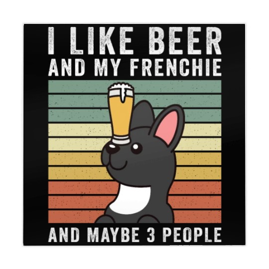 I Like Beer And My French Bulldog Mahjong Mats