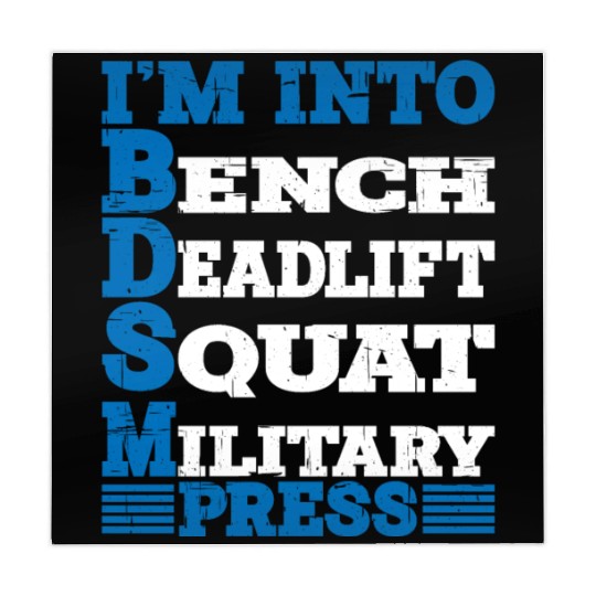 Im Into BDSM Bench Squat Deadlift Military Press10 Mahjong Mats