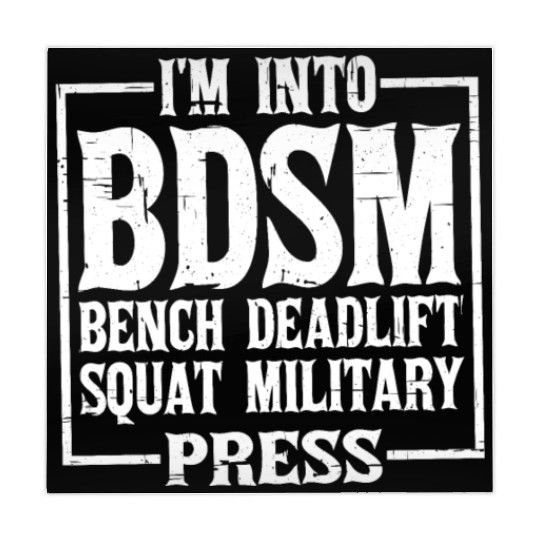 Im Into BDSM Bench Squat Deadlift Military Press12 Mahjong Mats