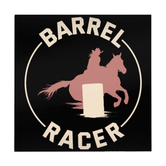 Barrel Racer Rodeo Racing Horse Riding Race Funny Mahjong Mats