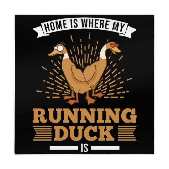 Home Is Where My Running Duck Laufente Mahjong Mats