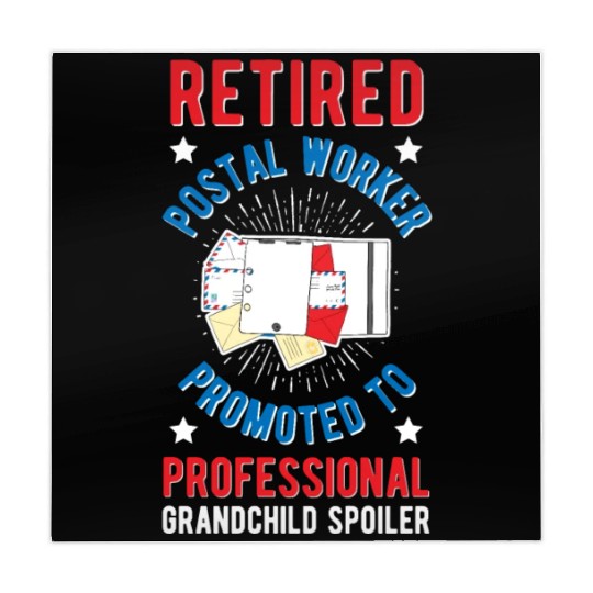 Retired Postal Worker Grandma Retirement Mail Lady Mahjong Mats