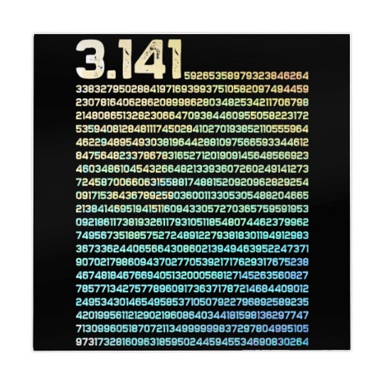 3.14 Math Physics Irrational Number 3.14 Pi Day Mahjong Mats