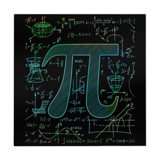 3.14 Pi Day Men Women Math Physics Teacher Student Mahjong Mats