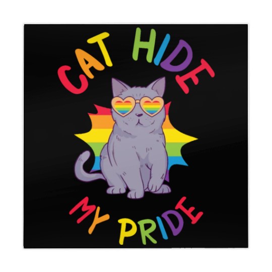 Cat Hide my Pride LGBT Cats and Women Mahjong Mats