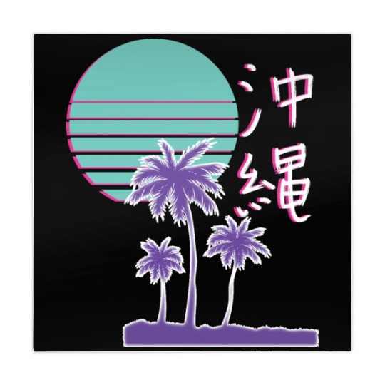 Japanese Okinawa Synthwave Streetwear Mahjong Mats