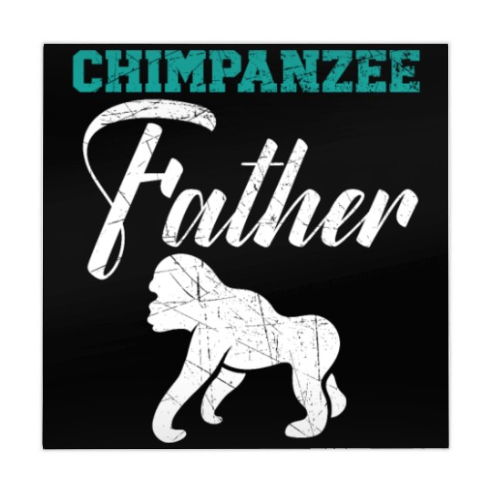 Chimpanzee Father Monkey Wildlife Animal Zookeeper Mahjong Mats