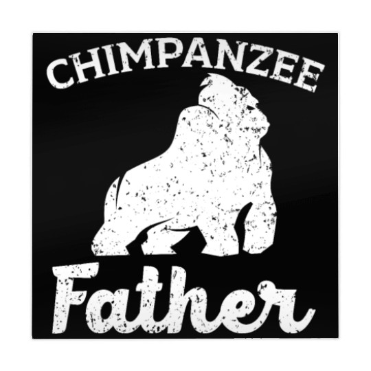 Chimpanzee Father Monkey Wildlife Animal Zookeeper Mahjong Mats