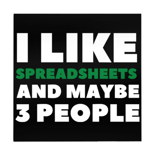 i like spreadsheets and people Excel Spreadsheet Mahjong Mats