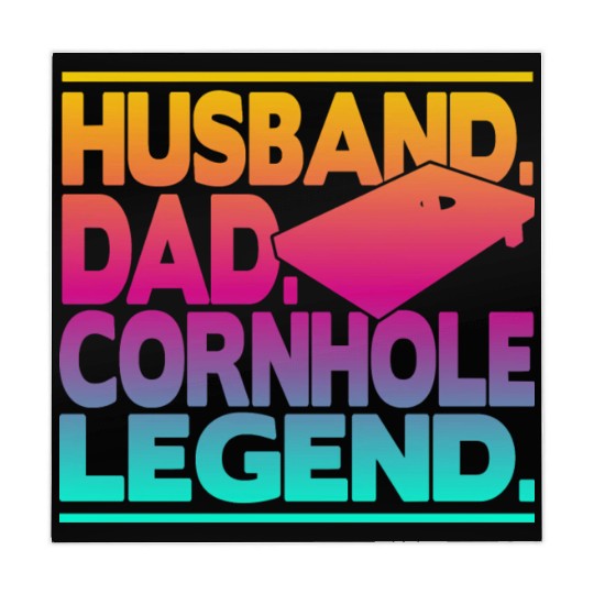 Husband Dad Cornhole Legend Classic Mahjong Mats