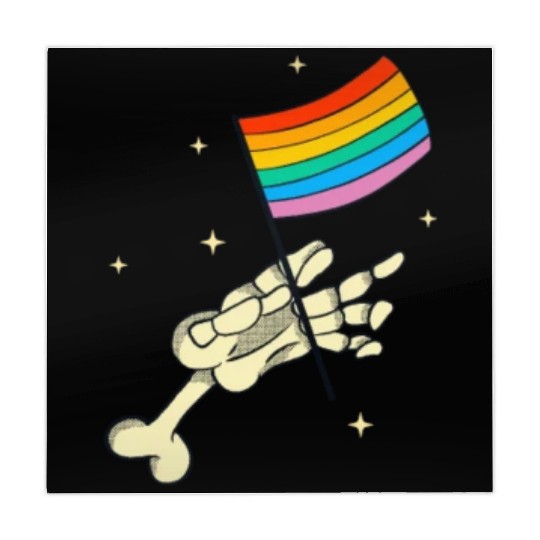 Lgbtq Hand Rainbow Flag Queer Pride Mahjong Mats