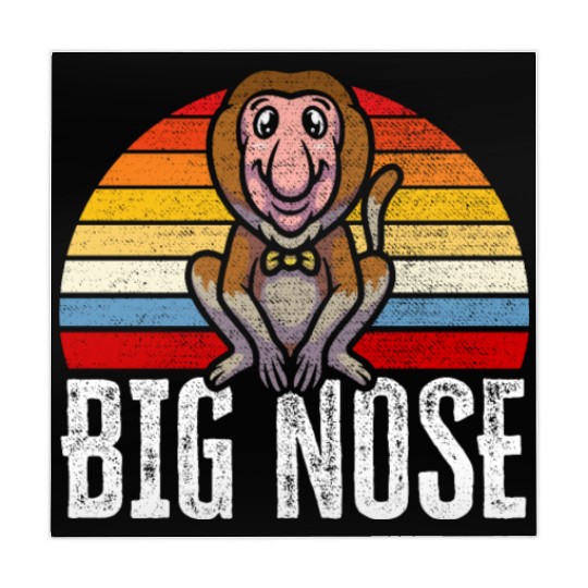 Big Nose Proboscis Monkey Ape Wildlife Zookeeper Mahjong Mats