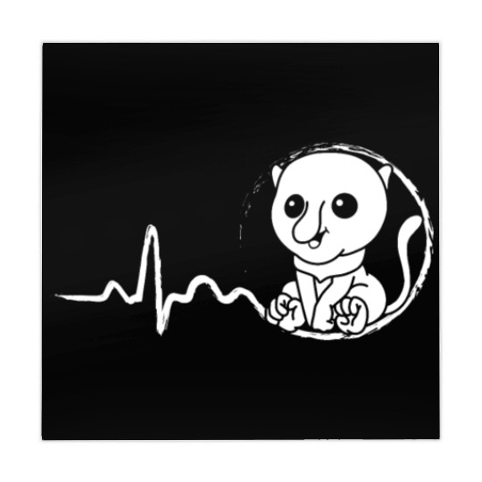 Proboscis Monkey Heartbeat Ape Wildlife Zookeeper Mahjong Mats