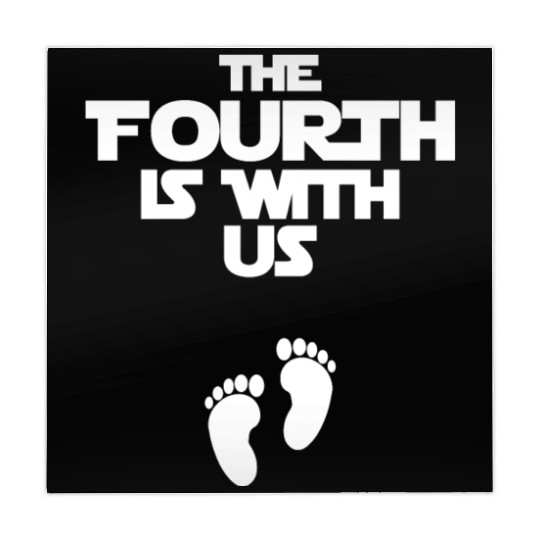 The Fourth is with Us Funny Baby Reveal Women Mahjong Mats