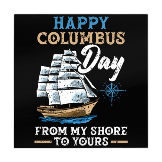 Happy Columbus Day From My Shore To Yours Mahjong Mats