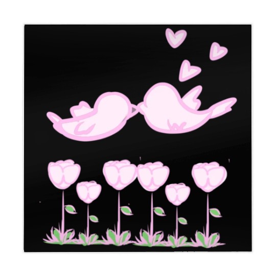 love bird animals nature flowers Mahjong Mats