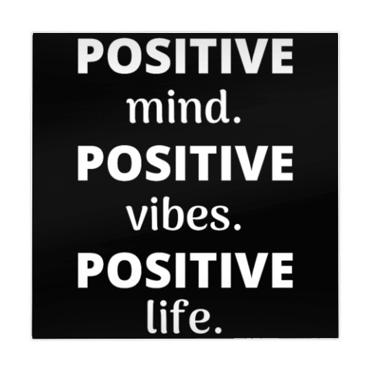 Positive Mind Positive Vibes Positive Life Mahjong Mats