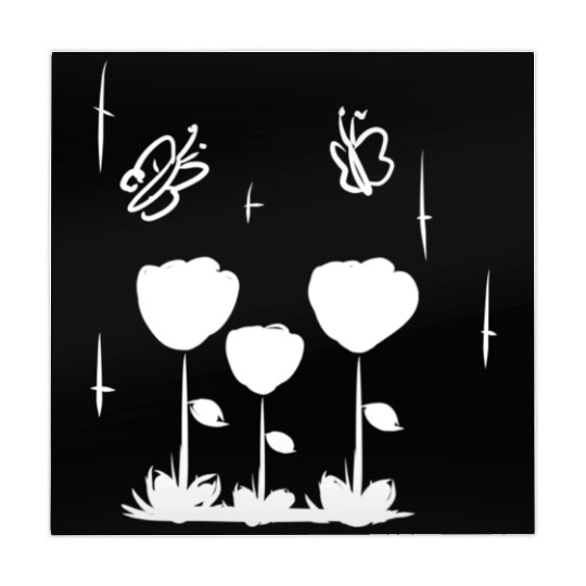 butterfly flowers nature Mahjong Mats