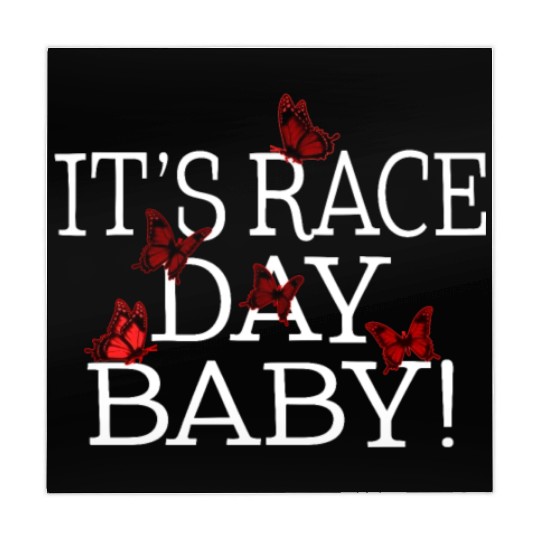 Racing Mahjong Mats, It's Race Day Baby Butterfly Mahjong Mats,