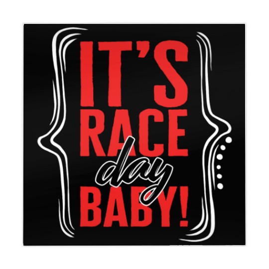 Racing Mahjong Mats, It's Race Day Baby Mahjong Mats, Racing