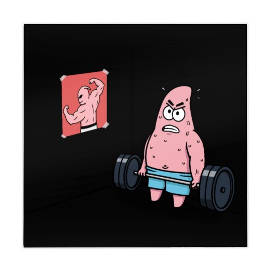 Majin Buu vs Patrick - Funny Anime Gym and Workout Mahjong Mats