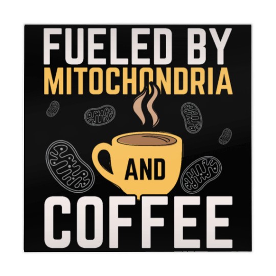 Fueled By Mitochondria And Coffee Caffeine Science Mahjong Mats