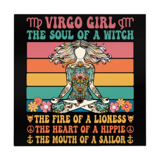 Virgo Girl Astrology Sign Mahjong Mats