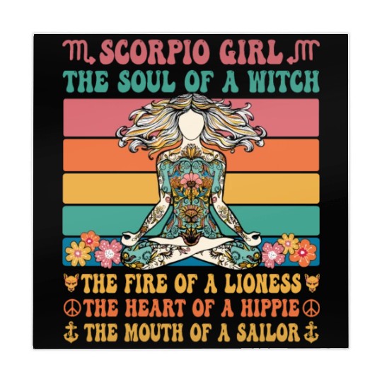Scorpio Girl Astrology Sign Mahjong Mats