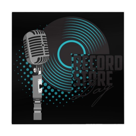 guitar and a microphone for the concert Mahjong Mats