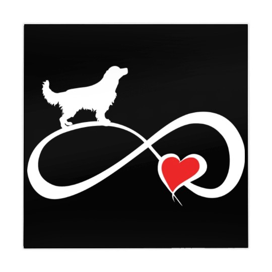 Golden Retriever Heart Eternity Dog Mom Lover Owne Mahjong Mats